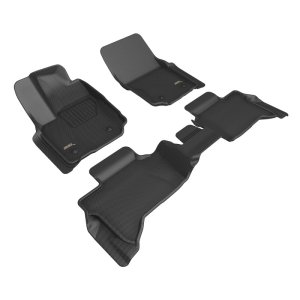 Toyota 4Runner Floor Mats - 3D MAXpider - KAGU Series - Black - `25-`26 Toyota 4Runner Floor Mats - 3D MAXpider - KAGU Series - Black - `25-`26